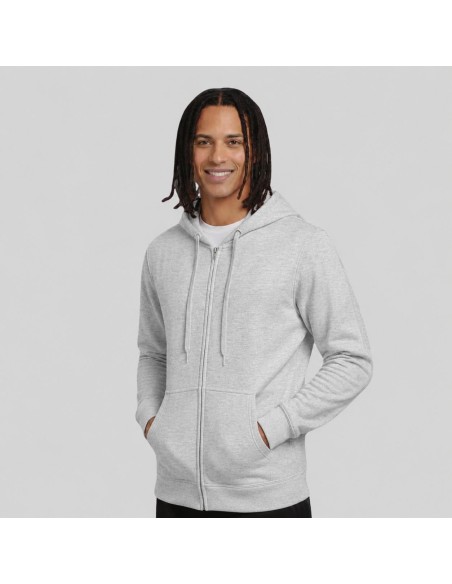 STR-SW250-Zip Through Hooded Sweat Jacket 2